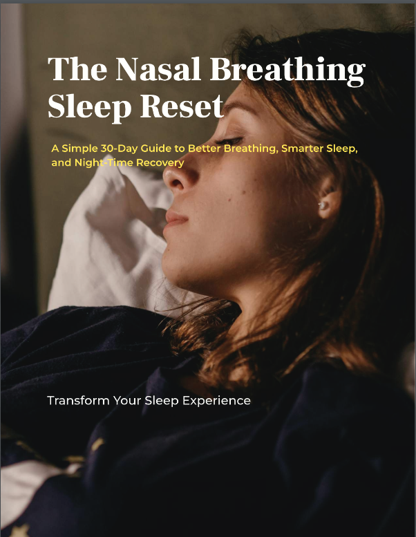 The Nasal Breathing Sleep Reset: A 30-Day Guide to Better Breathing, Smarter Sleep & Night-Time Recovery